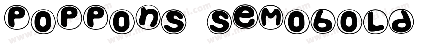 Poppons Semobold字体转换